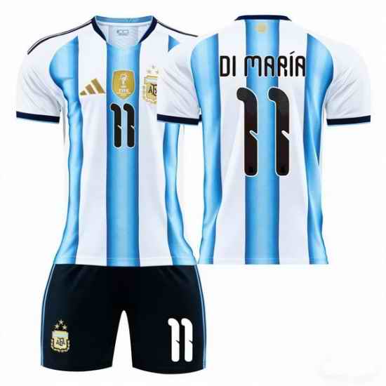 2026 FIFA World Cup Argentina Soccer Home Jersey #11 Angel Di Maria